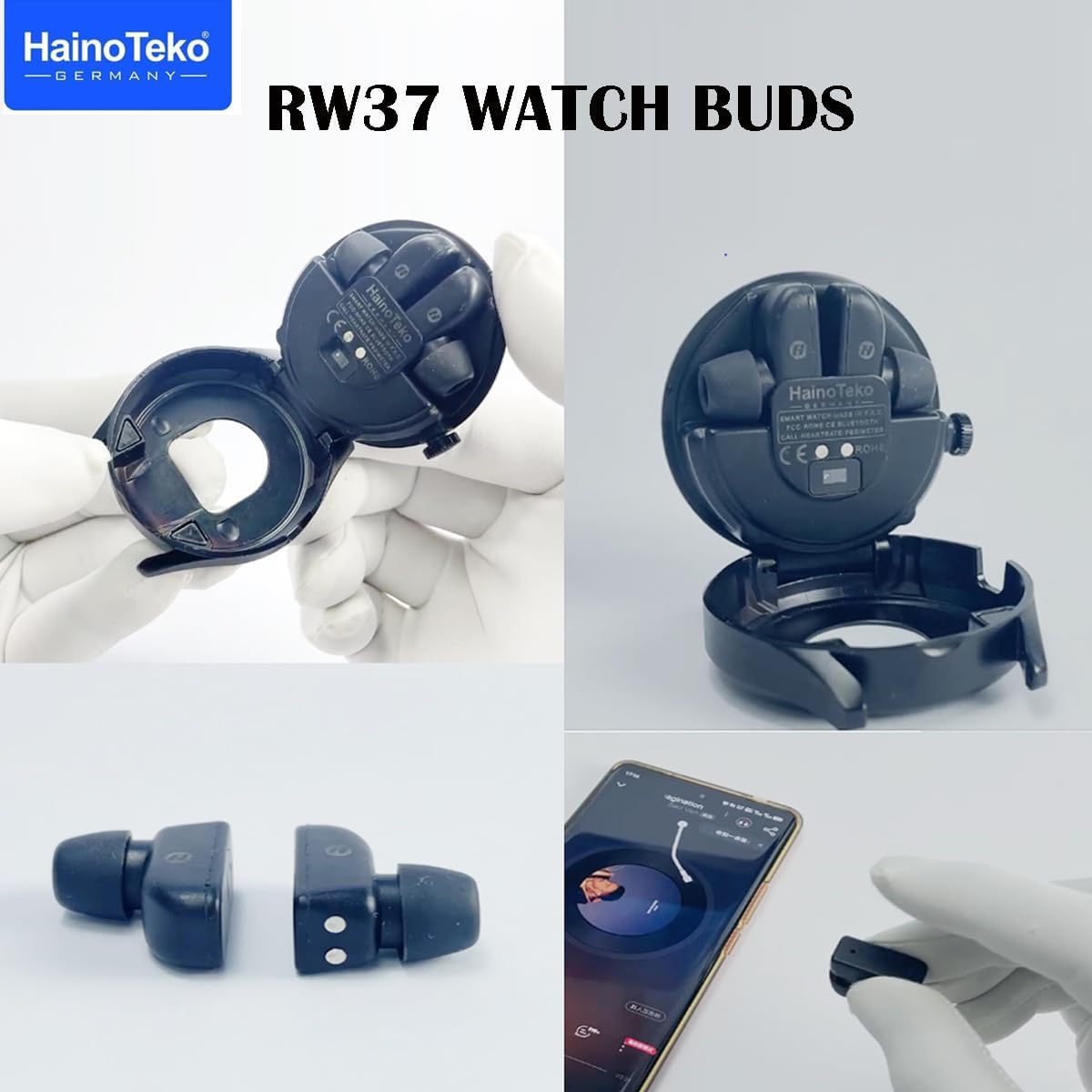 Hanio Teko RW37 Smart Watch & Earbuds